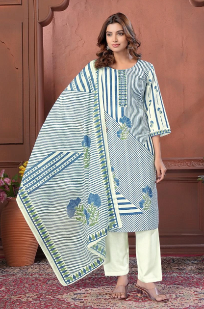 Blue Stripe Set - 2