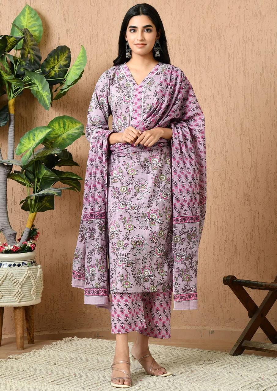 Lavender Paisley Set - 1