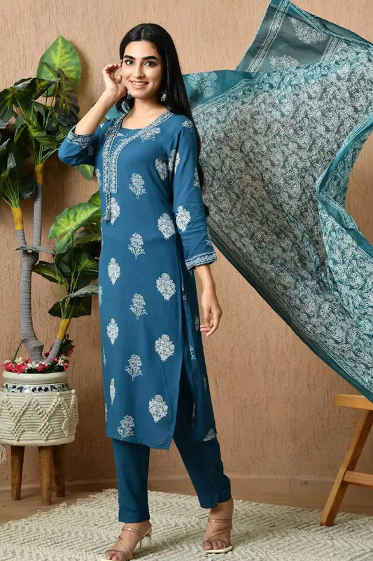 Indigo Buti Set - 1