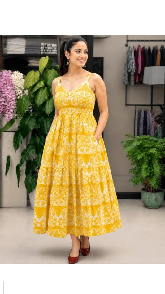 Sunshine Floral Dress - 1