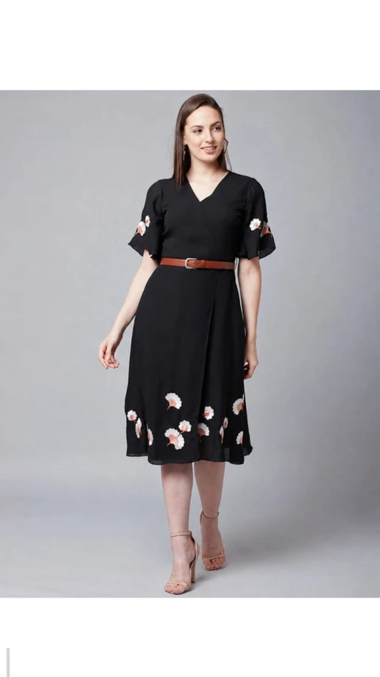 Black Shirt Dress - 2