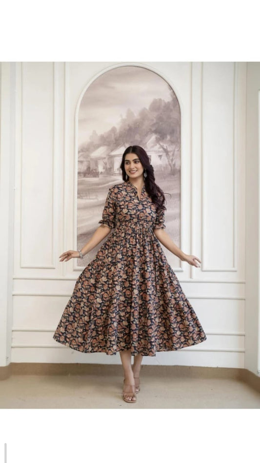Midnight Floral Dress - 2